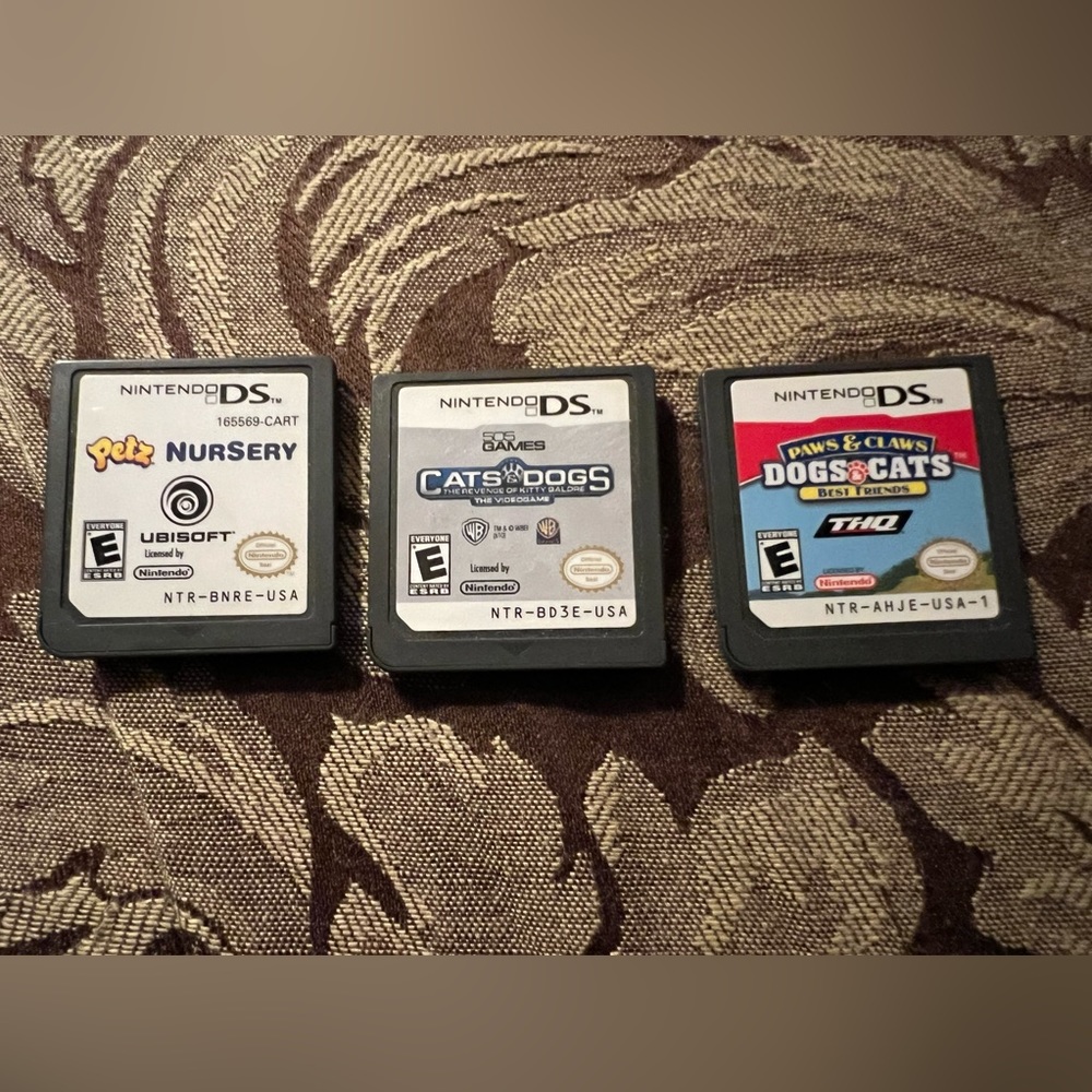 Lot of 3 Nintendo DS games